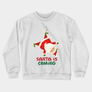 Vintage pink Santa claus - Retro Pink Santa Claus - Christmas Classic T-Shirt Crewneck Sweatshirt